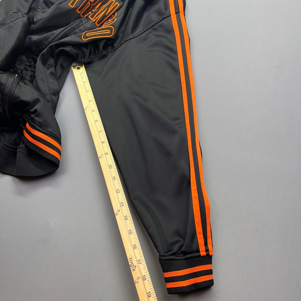 Renegade San Francisco Giants Jacket MLB Full Zip Track Black Orange L (16-18) - Picture 6 of 8